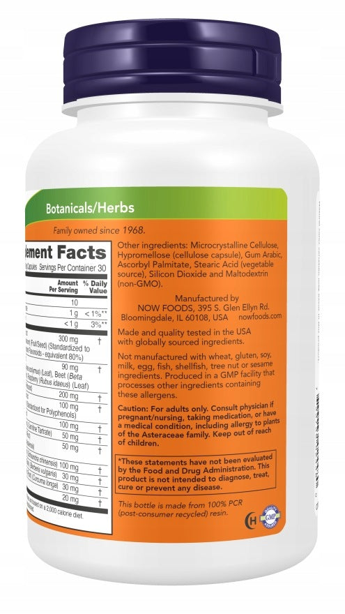 NOW Foods Liver Refresh Detox Milk Thistle Regeneration Liver Complex 90caps Packaging status original