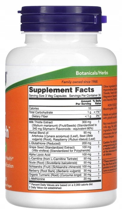 NOW Foods Liver Refresh Liver Detox Cleansing Healthy Liver 90vcaps Brand Now foods