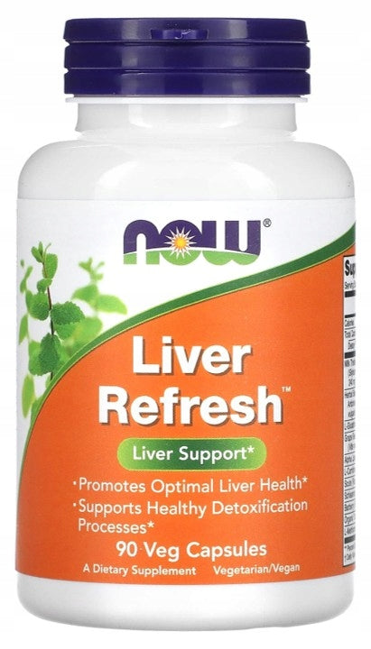 NOW Foods Liver Refresh Liver Detox Cleansing Healthy Liver 90vcaps Expiration date at least six months from the date of purchase