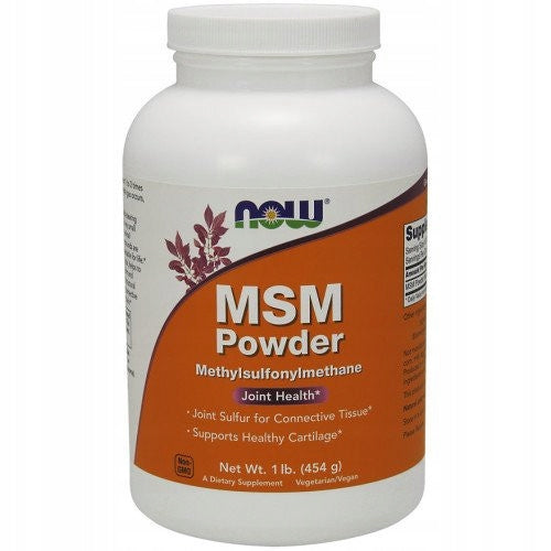 NOW Foods MSM 454g organic sulfur joints skin hair nails
