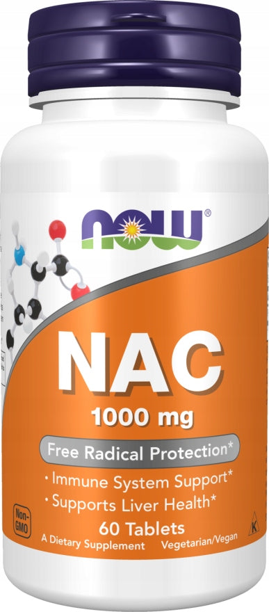NOW Foods NAC 1000 mg 60 tablets