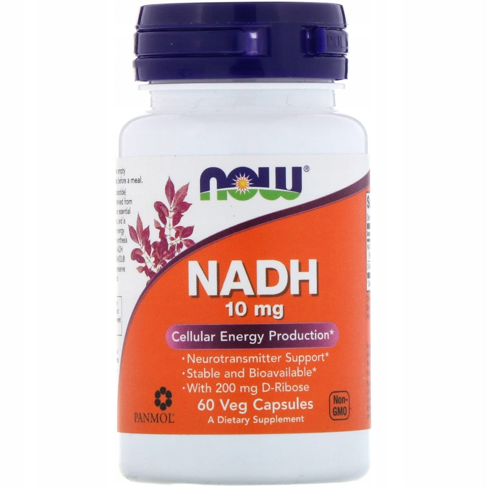 NOW Foods NADH 10mg ANTIOXIDANT NERVOUS SYSTEM BRAIN 60 kaps Manufacturer code 733739031037