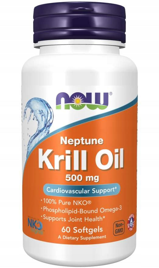 NOW Foods Neptune Krill Oil 500mg KRILL OIL OMEGA HEART 60caps
