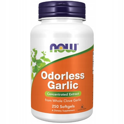 NOW Foods Odorless Garlic GARLIC EXTRACT 25mg UNSCENTED IMMUNITY 250k Brand Now foods