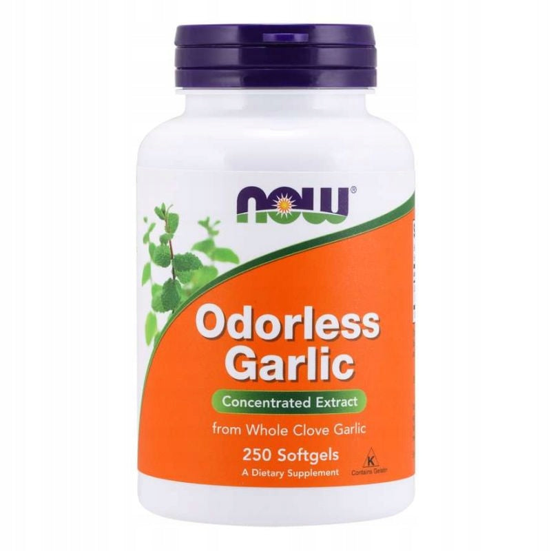 NOW Foods Odorless Garlic GARLIC EXTRACT 25mg UNSCENTED IMMUNITY 250k Expiration date not specified