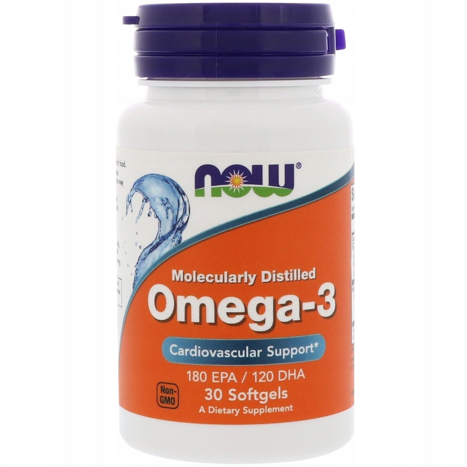 NOW Foods Omega Acids 3 1000mg Fish Oil Healthy Heart and Immunity 30 SGELS Brand Now foods