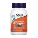 NOW Foods Omega Acids 3 1000mg Fish Oil Healthy Heart and Immunity 30 SGELS