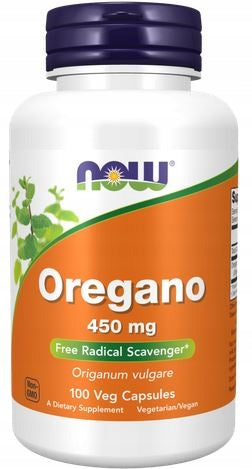 NOW Foods Oregano 450mg IMMUNITY GUT SYSTEM VEGE 100caps EAN (GTIN) 733739047243