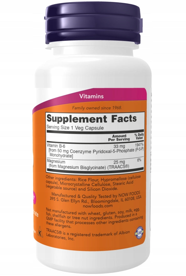 NOW Foods P-5-P 50mg VITAMIN B-6 REGULATION HOMOCYSTEINE 90k EAN (GTIN) 733739004611