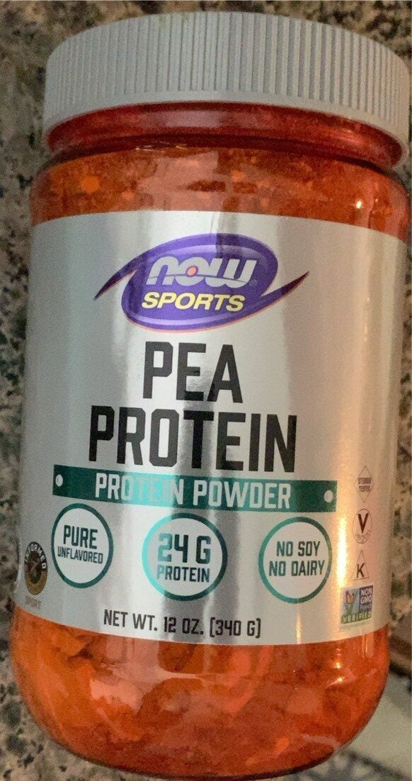 NOW Foods Pea Protein 340g pea protein vegan vegetable isolate Brand Now foods