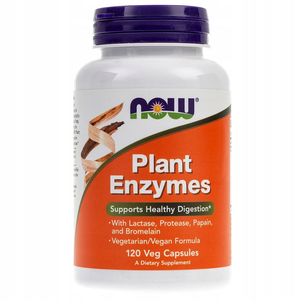 NOW Foods Plant Enzymes NATURAL PLANT ENZYMES DIGESTION VEGE 120cap Brand Now foods