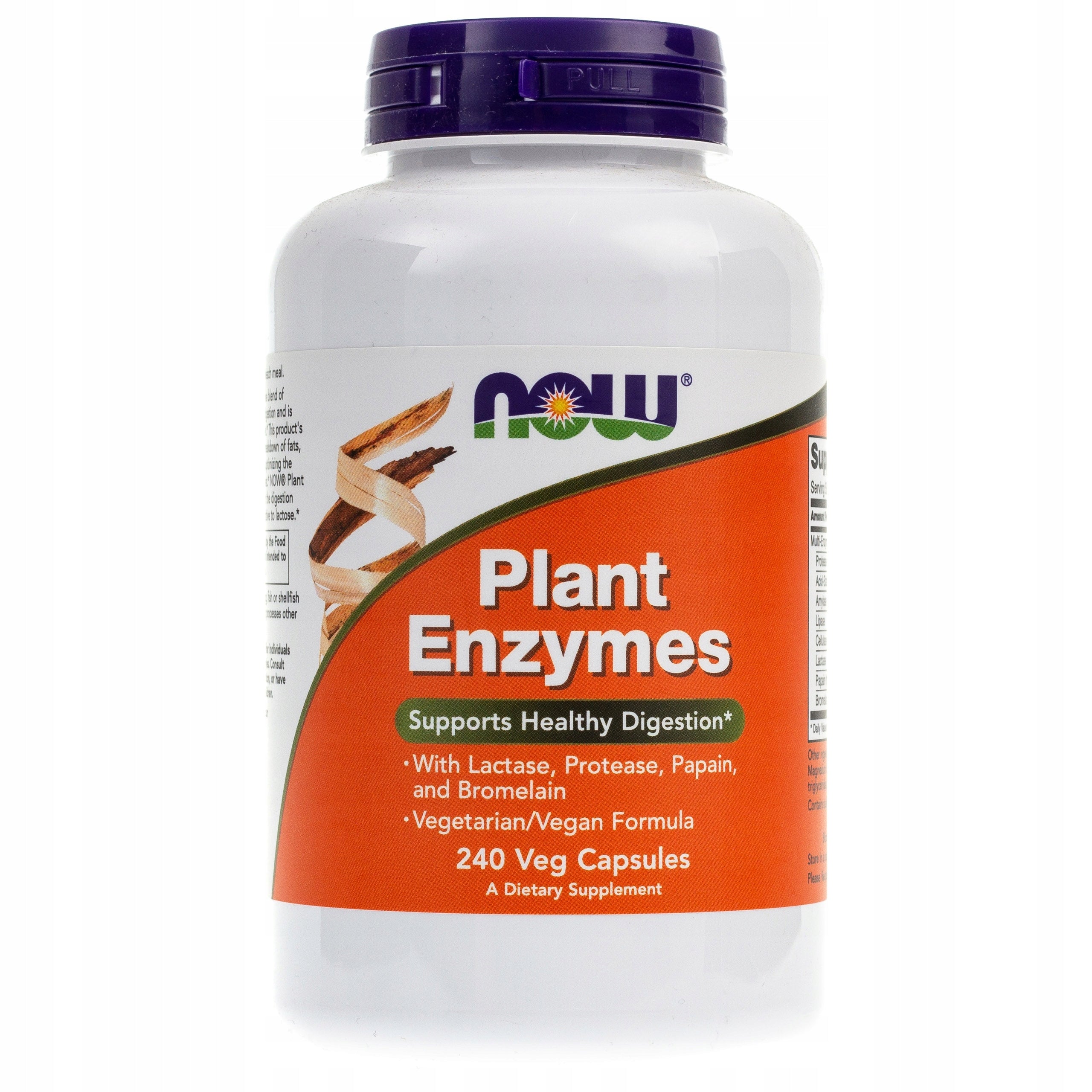 NOW Foods Plant Enzymes NATURAL PLANT ENZYMES DIGESTION VEGE 240cap Brand Now foods
