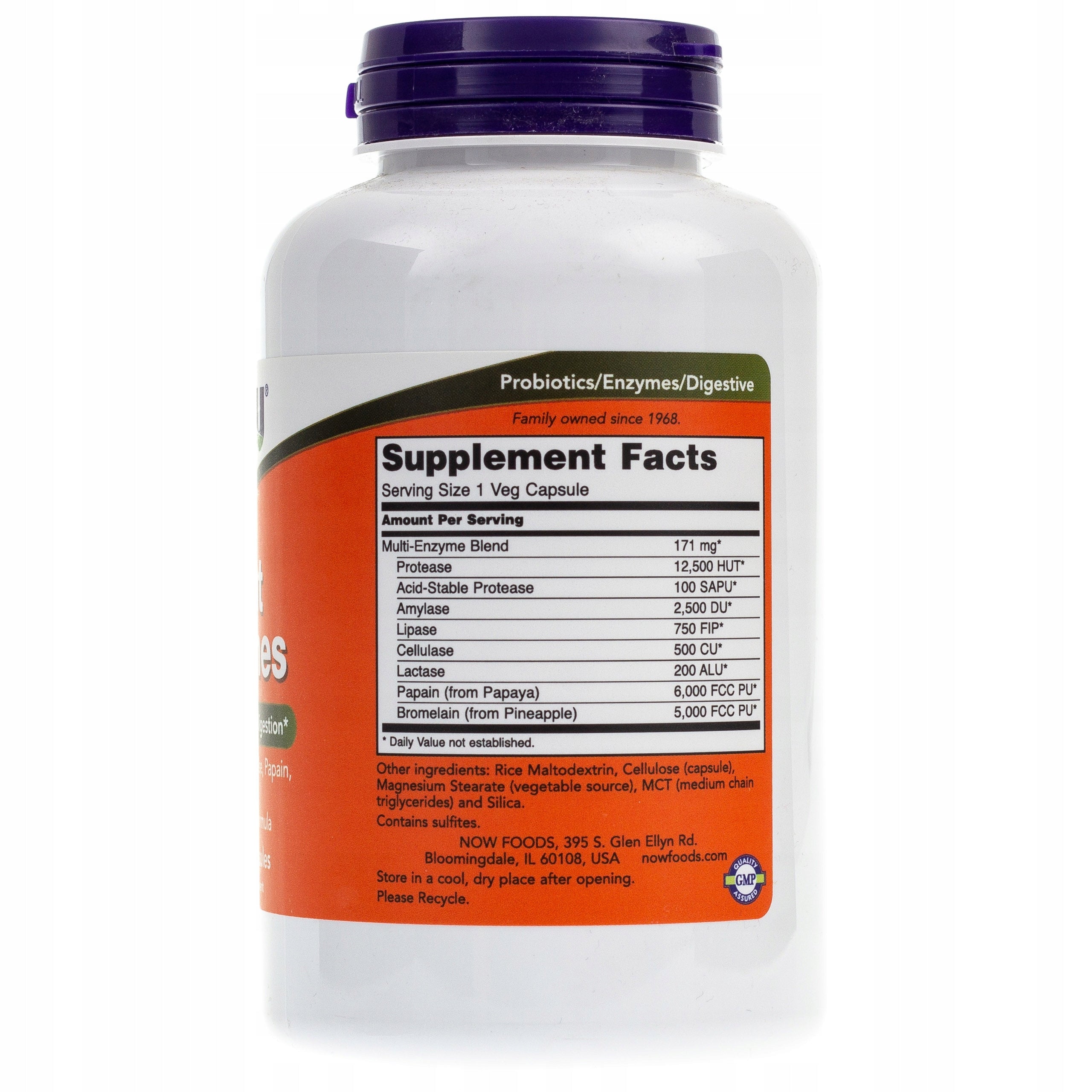 NOW Foods Plant Enzymes NATURAL PLANT ENZYMES DIGESTION VEGE 240cap EAN (GTIN) 733739029676