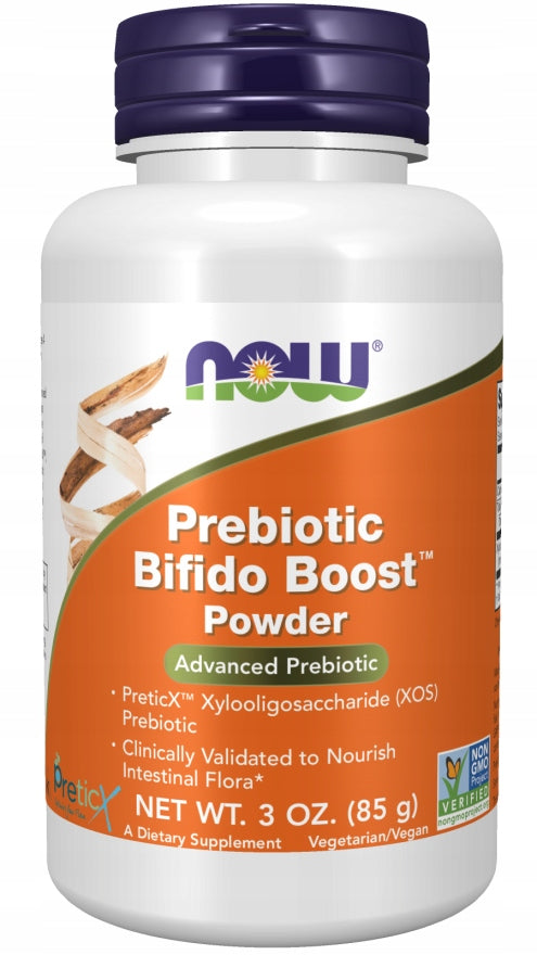 NOW Foods Prebiotic Bifido Boost PREBIOTIC DIGESTION POWDER 85g