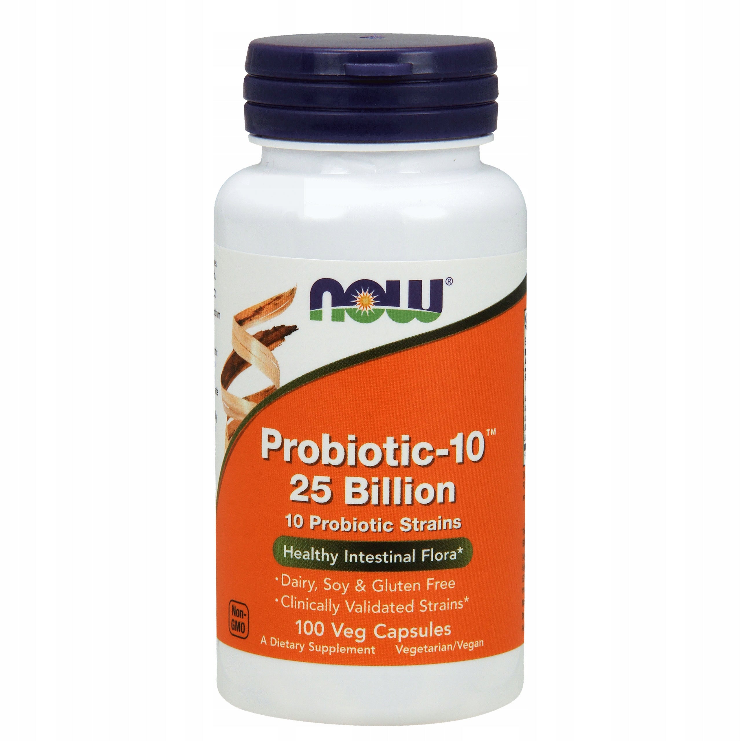 NOW Foods Probiotic-10 PROBIOTIC 10 STRAINS 25 BILLION DIGESTION 100k Manufacturer code NOW2933
