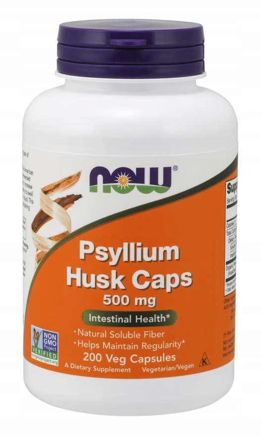 NOW Foods Psyllium Husk VITAL FIBER 500mg 200k Manufacturer code 733739059703