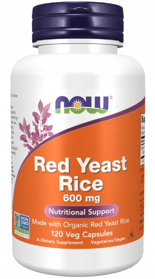 NOW Foods Red Yeast Rice Red Rice 600mg CIRCULATION CHOLESTEROL 120caps EAN (GTIN) 733739035011