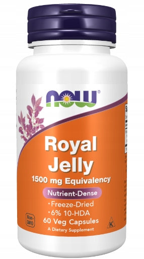 NOW Foods Royal Jelly 1500mg ROYAL JELLY VEGE 60 EAN (GTIN) 733739025654
