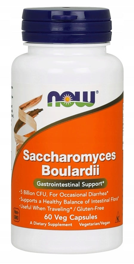NOW Foods Saccharomyces Boulardii 10mld CFU PROBIOTIC DIGESTION VEGE 60caps EAN (GTIN) 733739029348