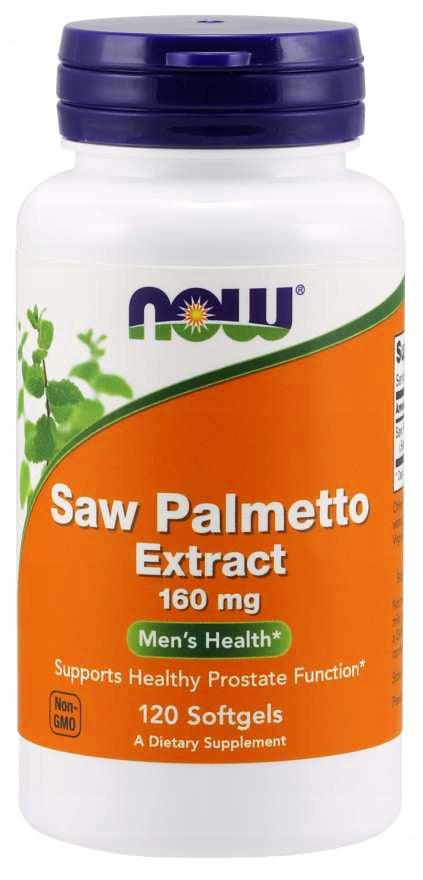 NOW Foods Saw Palmetto Berries 160mg SAW PALMETTO PROSTATE 120k EAN (GTIN) 733739047427