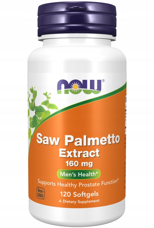 NOW Foods Saw Palmetto Berries 160mg SAW PALMETTO PROSTATE 120k