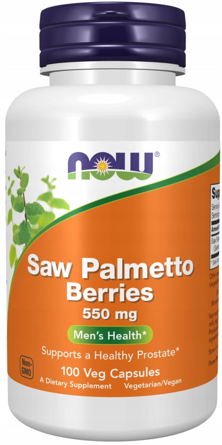 NOW Foods Saw Palmetto Berries 550mg SAW PALMETTO PROSTATE 100k