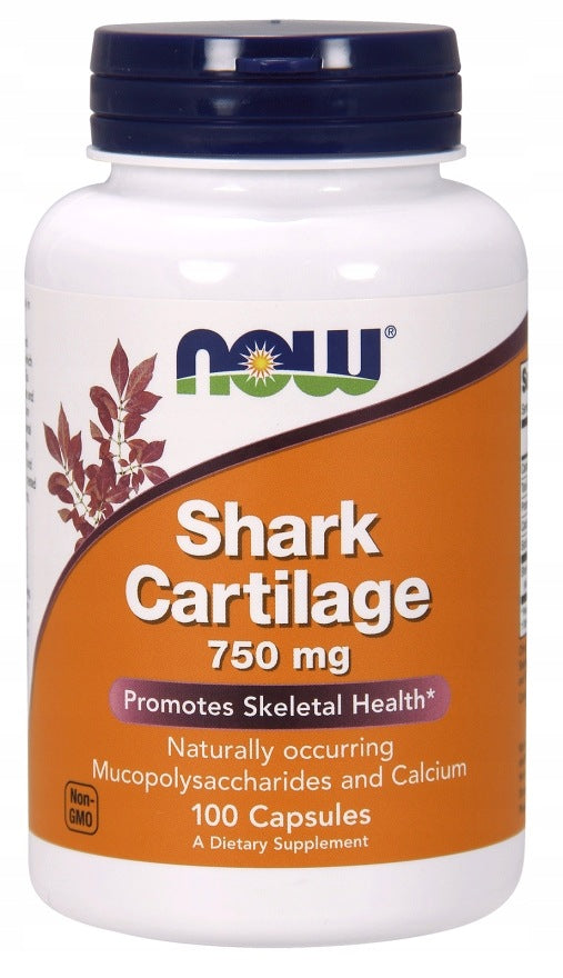 NOW Foods Shark Cartilage 750mg Shark Cartilage Calcium Bone 100 capsules