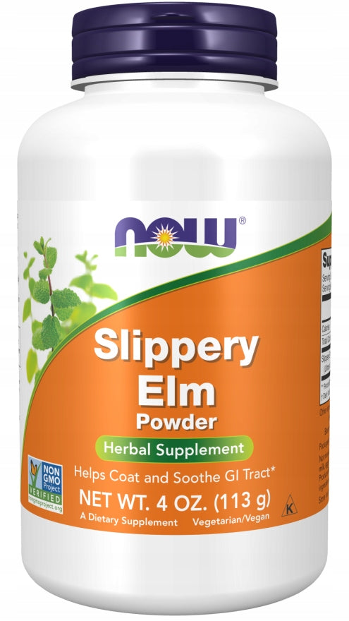 NOW Foods Slippery Elm Bark Elm DIGESTION PURE POWDER 113g