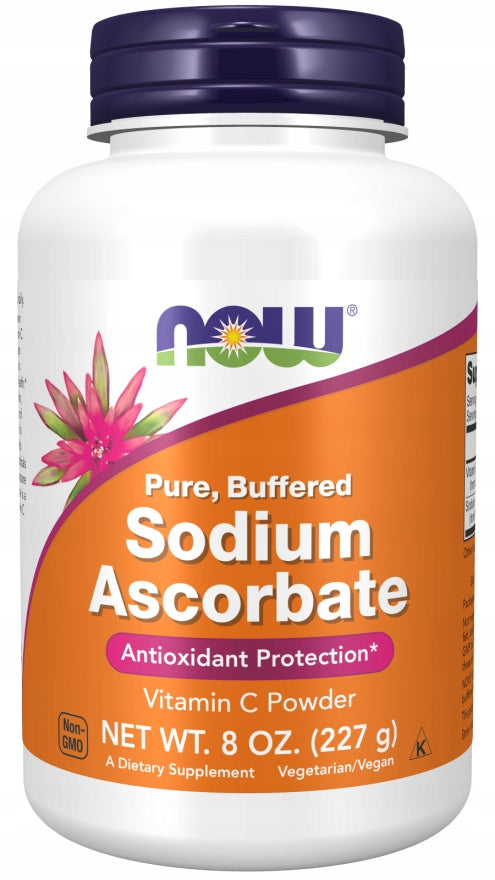 NOW Foods Sodium Ascorbate SODIUM ASCORBATE VITAMIN C POWDER 227g