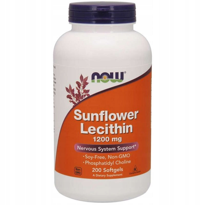 NOW Foods Sunflower Lecithin STRESS 1200mg 200softgel Manufacturer code 2313