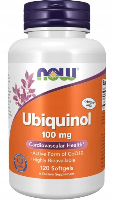 NOW Foods Ubiquinol COENZYME Q10 Kaneka Natural Japanese 100mg 120softgels EAN (GTIN) 733739031433