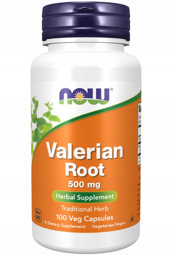 NOW Foods Valerian Root 500mg VALERIAN SEN 100vcaps