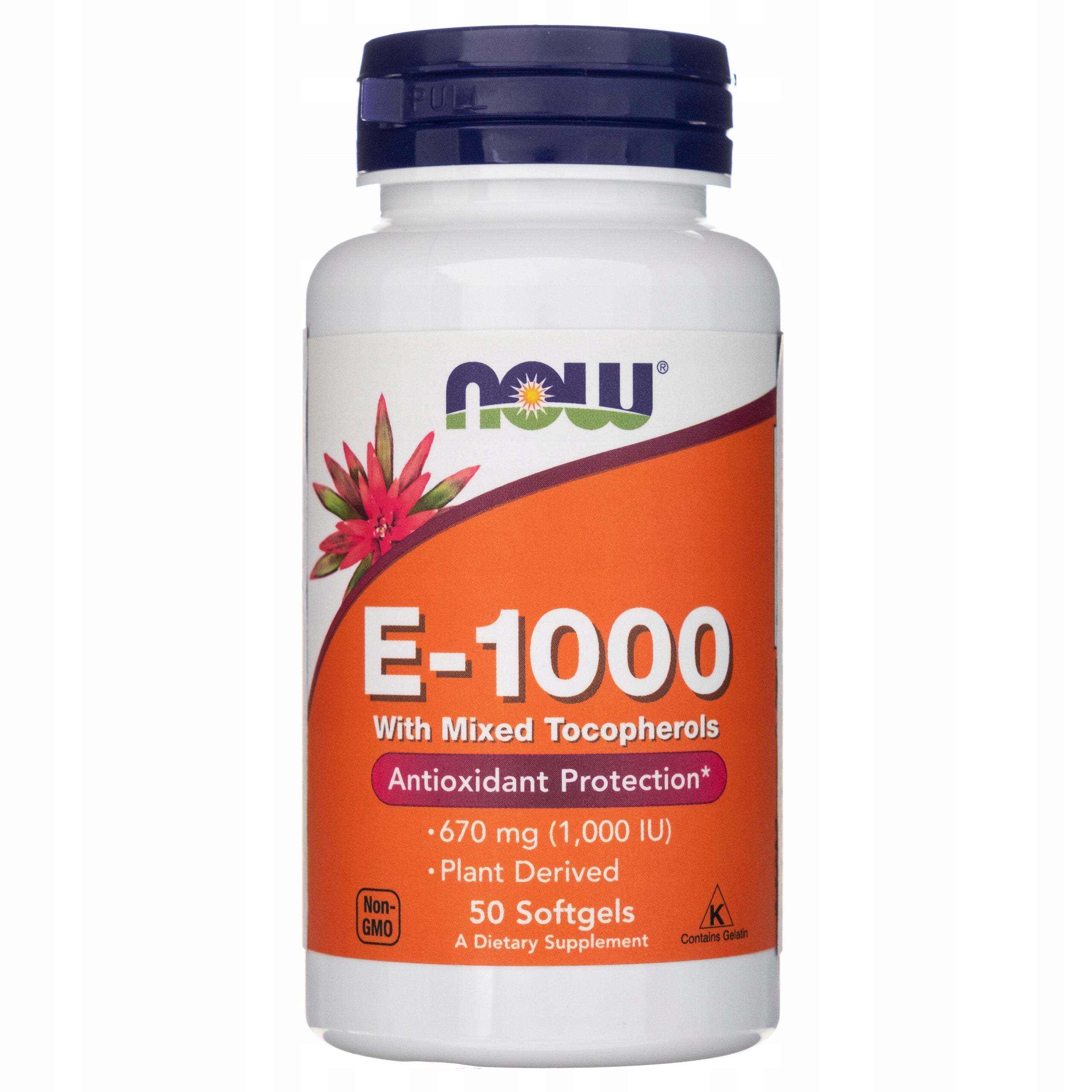 NOW Foods Vitamin E-1000 Natural VITAMIN OF YOUTH ANTIOXIDANT 50k EAN (GTIN) 733739009005