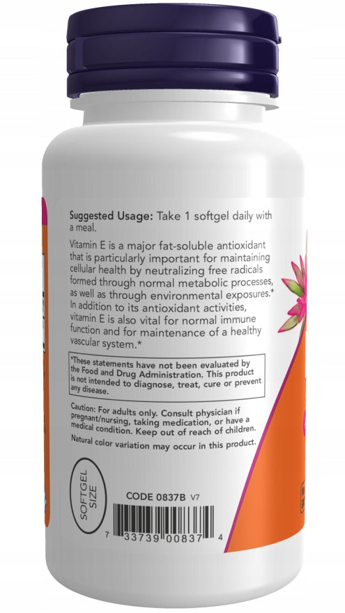 NOW Foods Vitamin E-400 D-Alpha Expiration date not specified