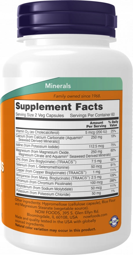 NOW Foods Vitamins and Minerals Full Spectrum Mineral Multivitamin 240 vkaps Brand Now foods