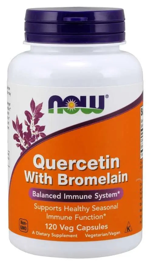 NOW Quercetin with Bromelain Quercetin Bromelain DIGESTION IMMUNITY 120k EAN (GTIN) 733739030702