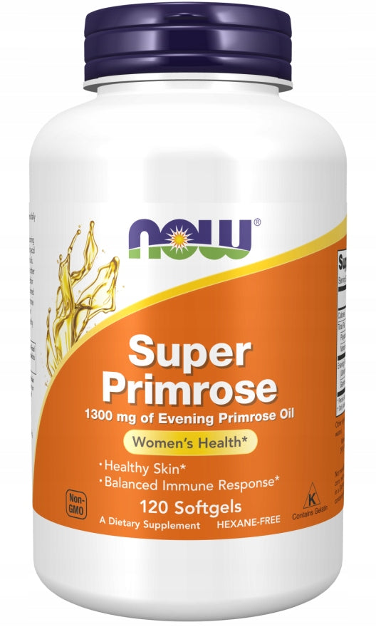 NOW Super Primrose 1300mg Natural Evening Primrose Oil GLA OMEGA 120caps