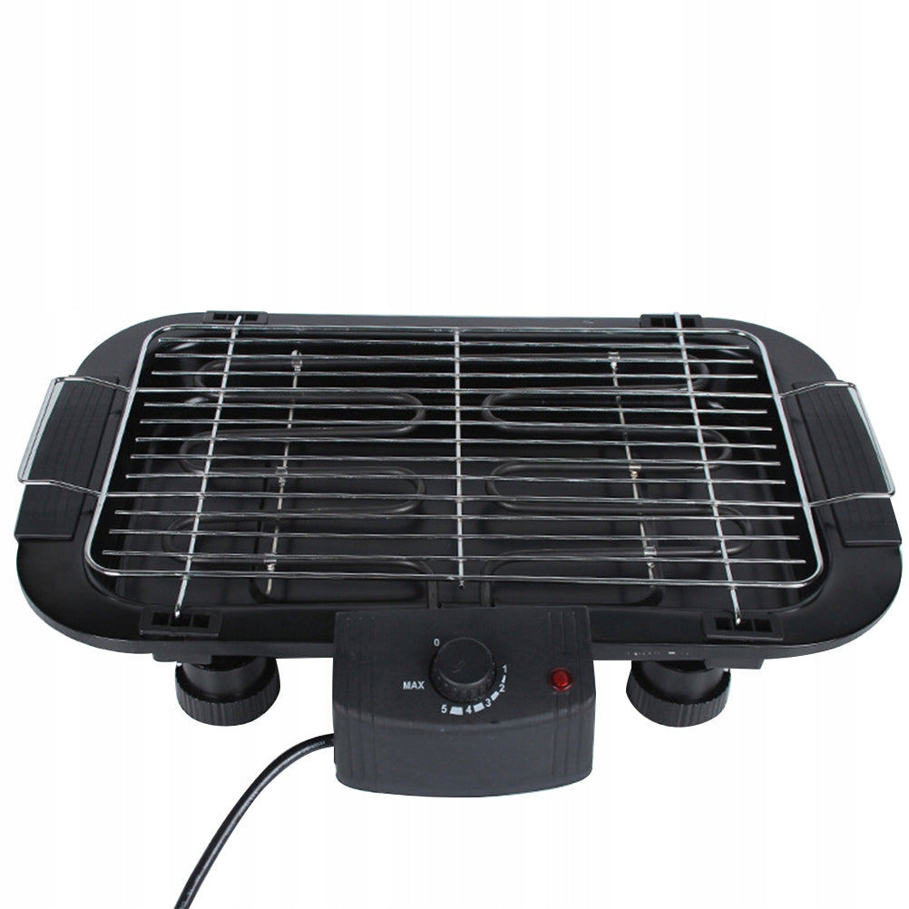 NOWOCZESNY ELEKTRYCZNY GRILL BEZDYMNY Z PRAKTYCZNĄ TACĄ NON-STICK Power rating 1 W