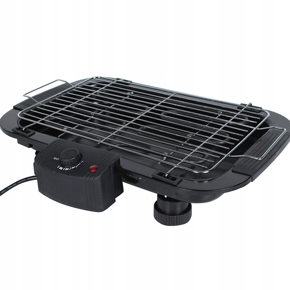NOWOCZESNY ELEKTRYCZNY GRILL BEZDYMNY Z PRAKTYCZNĄ TACĄ NON-STICK