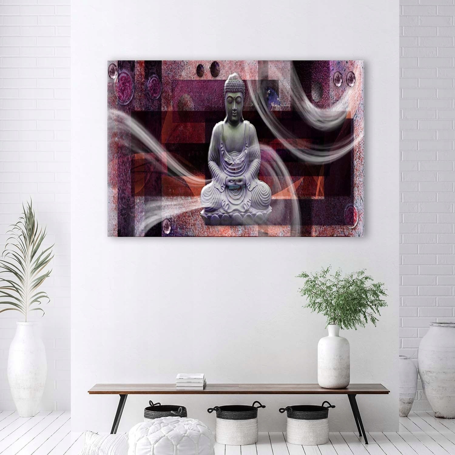 Reproduktion eines modernen Buddhas 