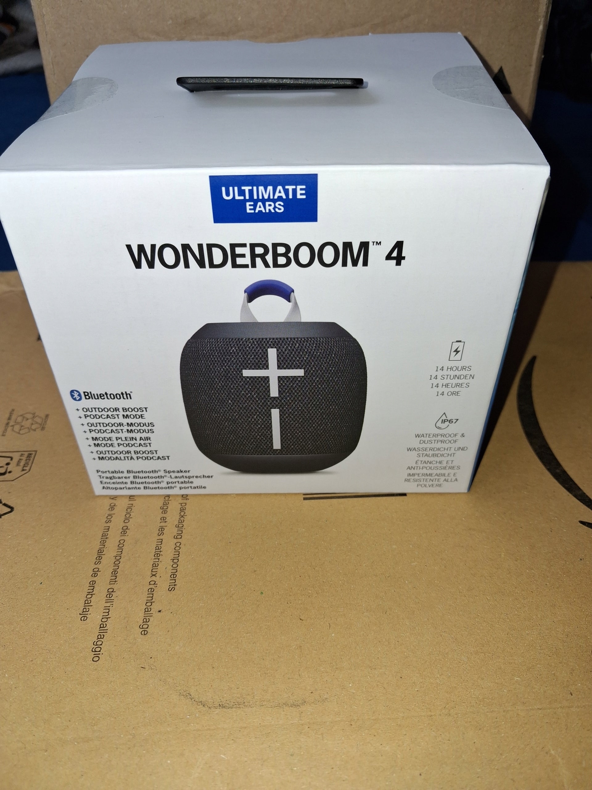 NOWY Głośnik przenośny Ultimate Ears WONDERBOOM 4 czarny Packaging status original