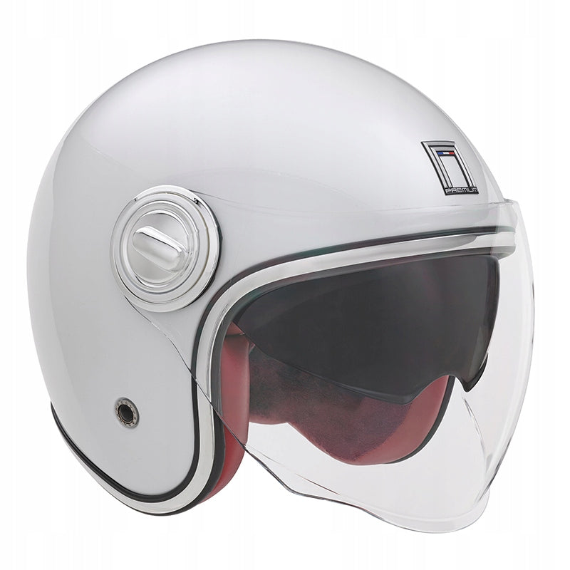 NOX OPEN HELMET JET NP106 HERITAGE SOLID WHITE XL
