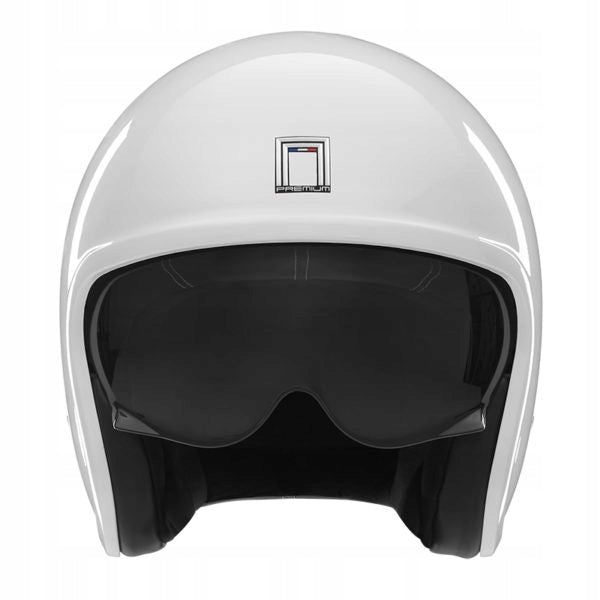 NOX PREMIUM OPEN HELMET JET NEXT SOLID COLOR WHITE GLOSS (DARK BLEND) Manufacturer Nox