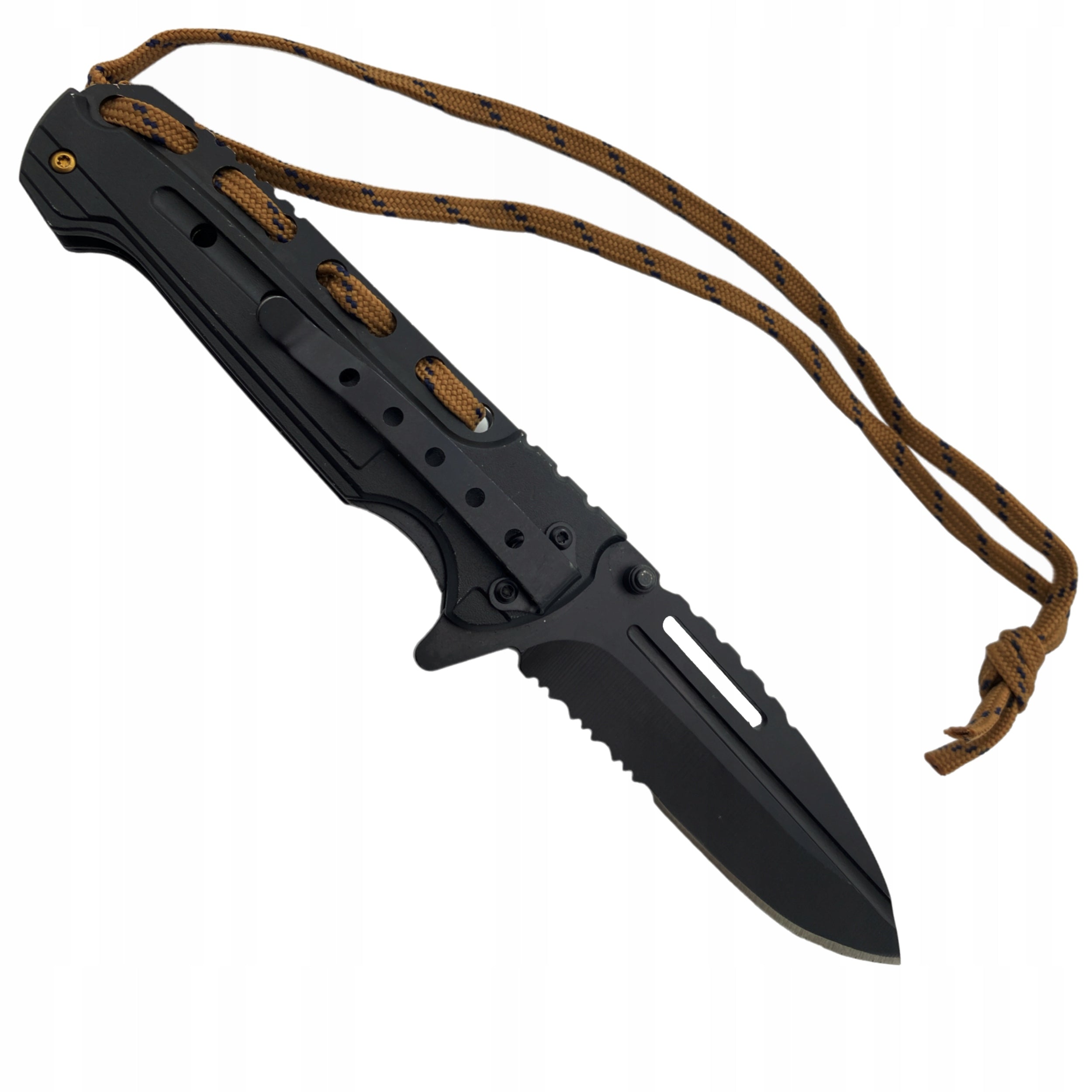 NÓŻ SKŁADANY RATOWNICZY TAKTYCZNY WOJSKOWY FINKA SURVIVAL EDC MYŚLIWSKI 09 Kod producenta JB-KNF-0009