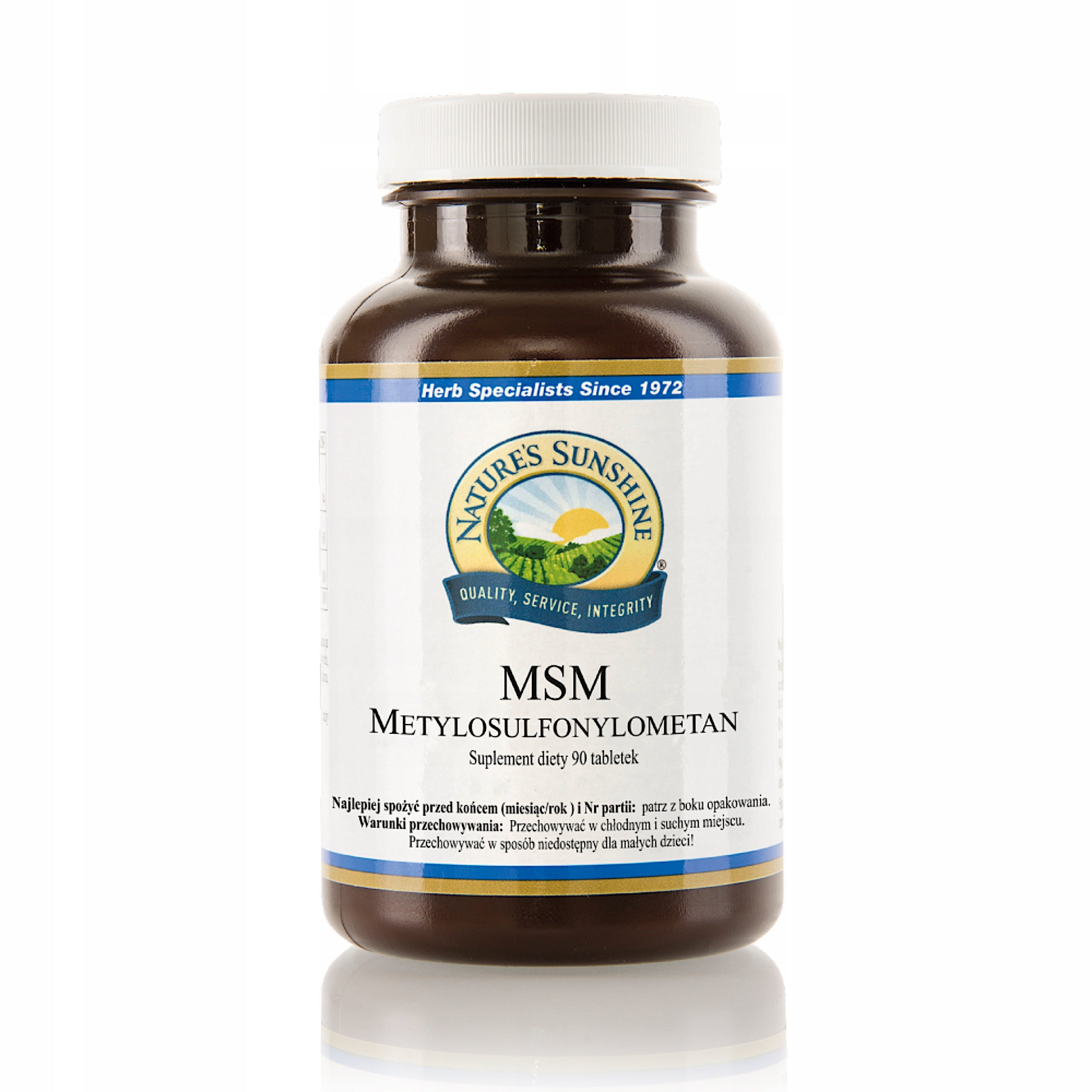 NSP MSM Methylsulfonylmethane Nature's Sunshine (90 tabl.) Organic sulfur Brand Nature's Sunshine