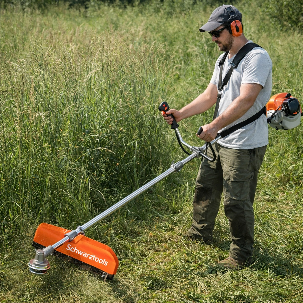 NSTRONGER COMBUSTION SCYTHE 7KM SPLIT TRIMMER MOWER BRUSH CUTTER Power supply combustion