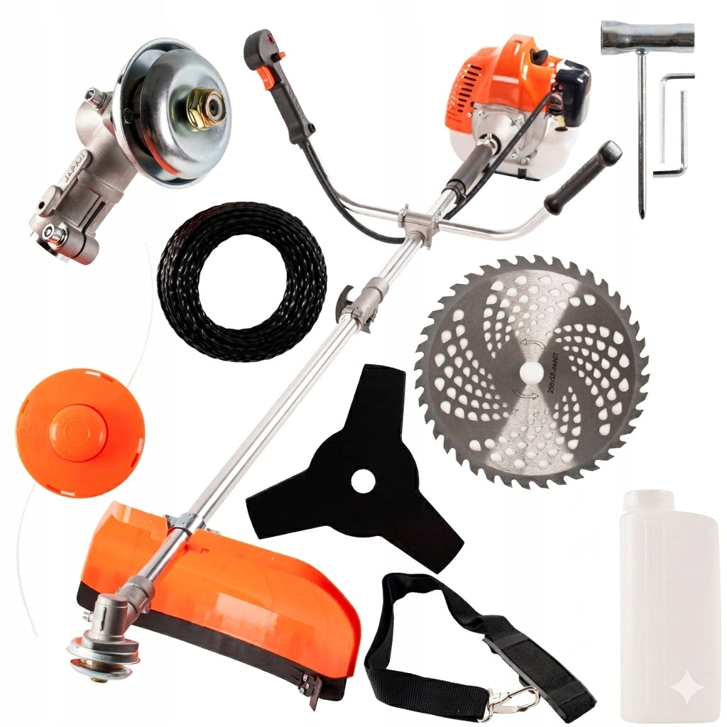 NSTRONGER COMBUSTION SCYTHE 7KM SPLIT TRIMMER MOWER BRUSH CUTTER