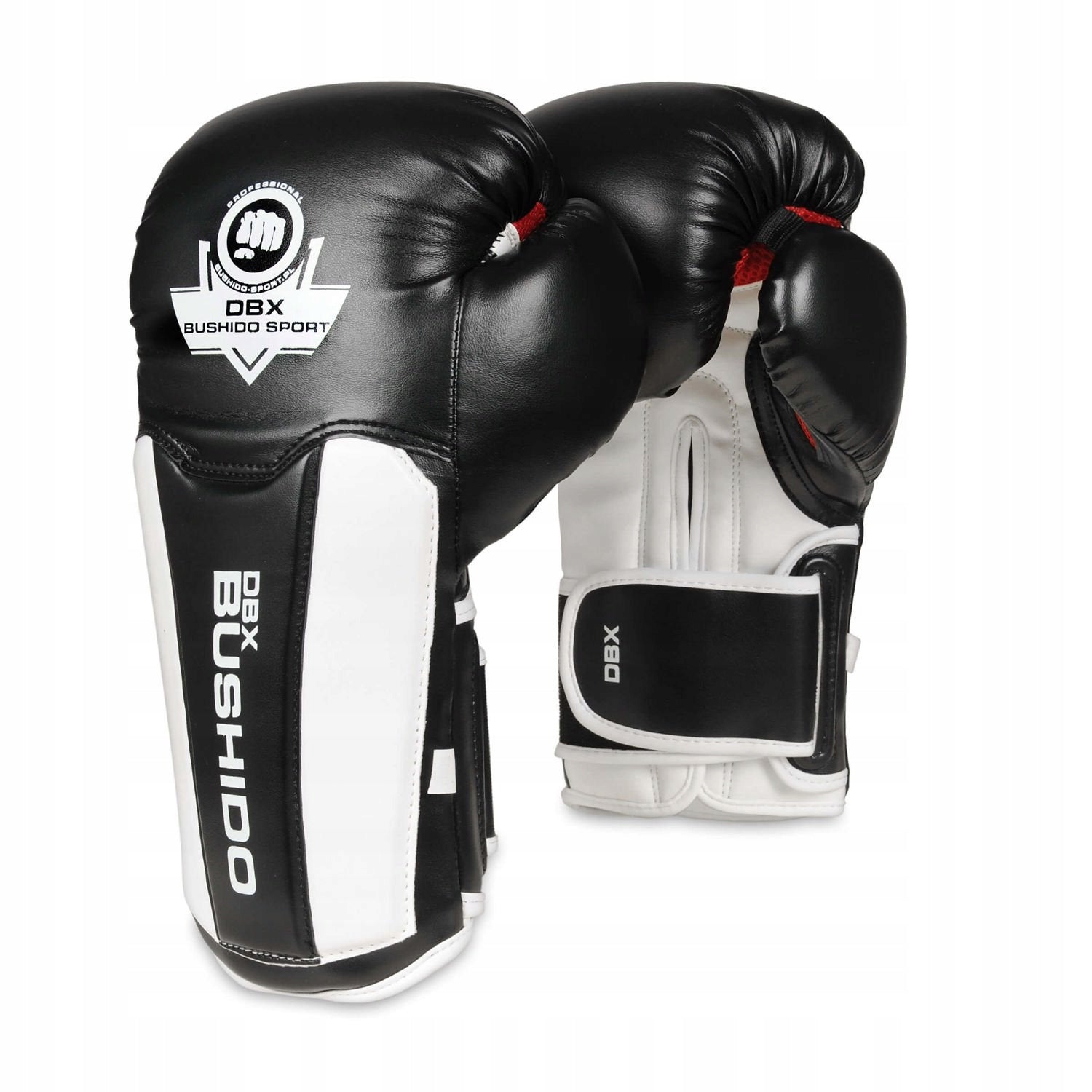 Bokso pirštinės Dbx Bushido B3W, 10 oz, juodos, baltos