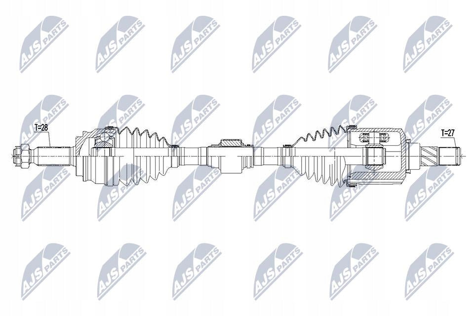Antriebswelle NTY NPW-CH-060, 1 Stk. 