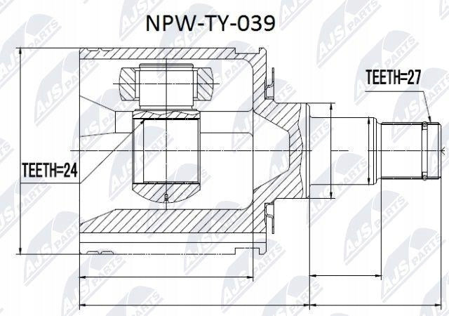 Innenstecker NTY 4340335030, 1 Stk. 